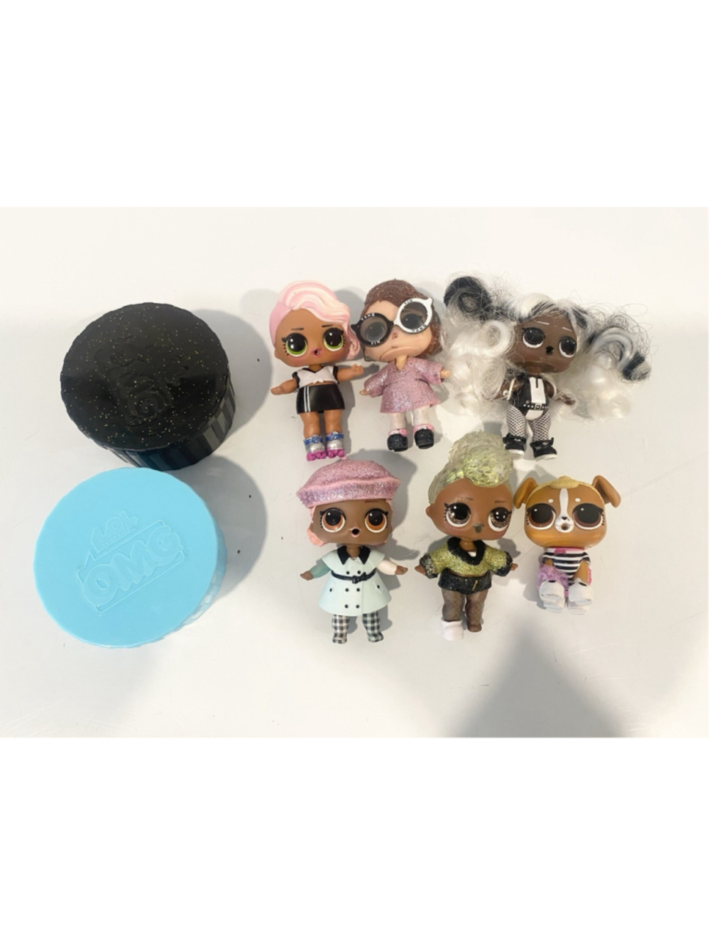 LOL Surprise Doll Lot 5 Dolls 1 Pet Accessories OMG Containers MGA